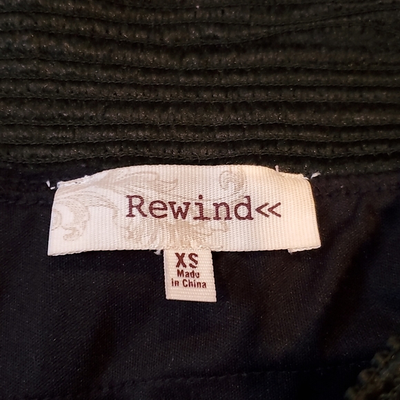 Rewind Crochet Lace Shorty Shorts Black - Picture 6 of 6